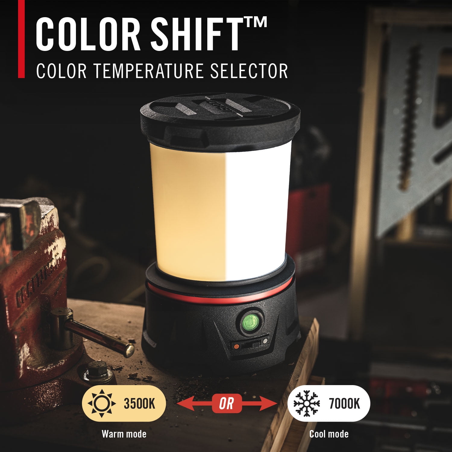 COAST EAL40R Rechargeable Emergency Lantern, 2500 Lumens, USB-C, 8 Light Modes, IP54 Rated