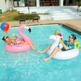 thumbnail image 4 of Flotadores inflables para piscina FinduWill Flamingo Unicorn, 42 pulgadas, paquete de 2, 4 of 5