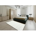 thumbnail image 4 of Ahgly Company Indoor Rectangle Contemporary Off White Beige Solid Area Rugs, 5' x 8', 4 of 6