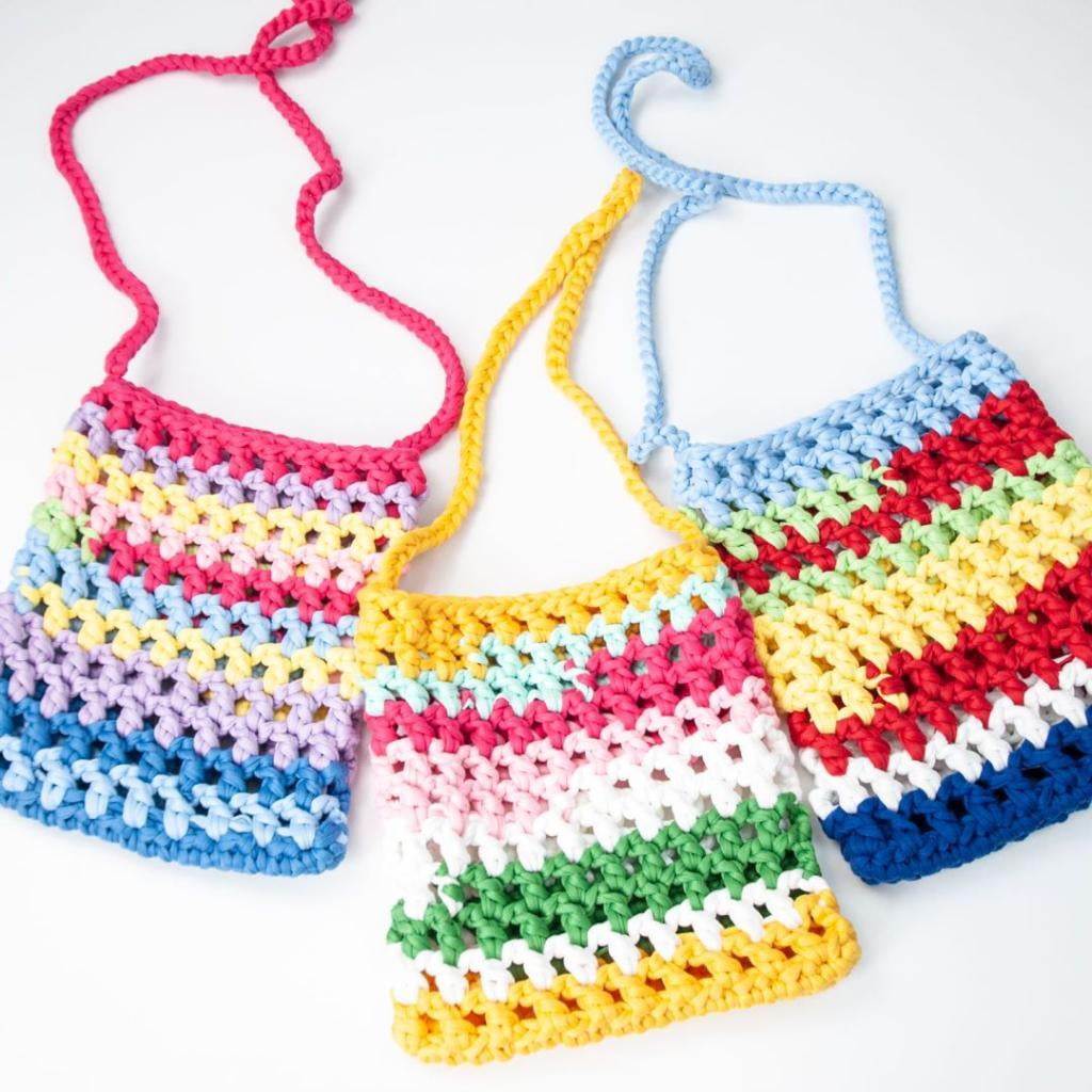 Wxqbjtam 6 Pieces Knitted Yarn Spaghetti 3M Cushion Elastic 6 Colors Rugs Home Decor Yarn B