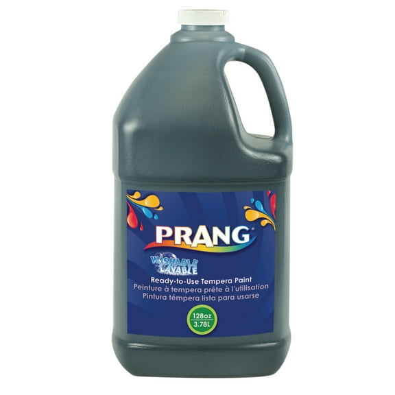 Prang Washable Tempera Paint, Black, 1 Gal