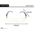 thumbnail image 2 of Gafas de seguridad G & F 13016NEW con 99% de protección UV, paquete de 12, 2 of 8