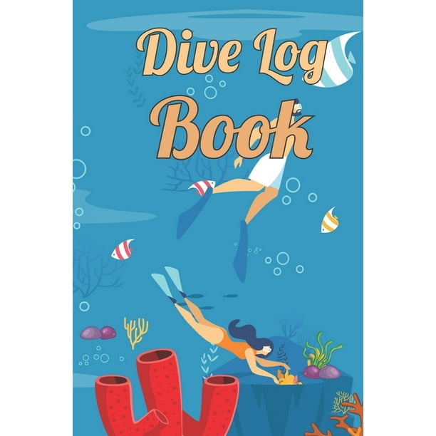Dive Log Book Scuba Diving Logbook for Beginner, 100 Pages in 6" x 9
