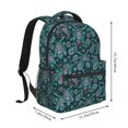 thumbnail image 2 of Disketp Vintage Floral Backpack for Men and Women - Lightweight Backpack Classical with Multi-pockets Casual Daypack for College Workplace Travel, 2 of 5