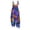 Blue, variant on Womens Halloween Overalls Bat Skull Halter Backless Funny Jumpsuits Skeleton Pumpkin Sleeveless Spooky Overalls, S