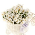 thumbnail image 6 of 240Pcs Mini Calla Artificial Flower Bouquet Wedding Decoration DIY Wreath Gift White, 6 of 8