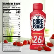 Core Power Elite Failrlife High Protein Shakes 26 Grams 14 Oz. in The Award Box Packaging Chocolate Vanilla Strawberry, 6 Bottesl