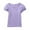 Purple, variant on HNMKIU Girls Puff Sleeve Tee Soft Short Sleeve Top Cute Casual Blouse For Toddler And Kids Comfortable Daily Wear White,5-6 Years
