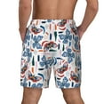 thumbnail image 4 of Goofa Retro Butterfly Printed Men's Swim Trunks Board Shorts Quick Dry Mens Swimming Trunks with Compression Liner,Breathable Fit Hawaii Beach Shorts-XX-Large, 4 of 9