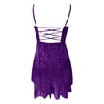 thumbnail image 4 of Womens Strapless Womens Purple Sequin Dress Formal Dresses Womens Sequin Dresses, 4 of 5