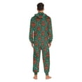 thumbnail image 7 of joogoo Cardinal Bows Snowflakes Unisex Adults Onesies Pajamas Jumpsuits L, 7 of 7