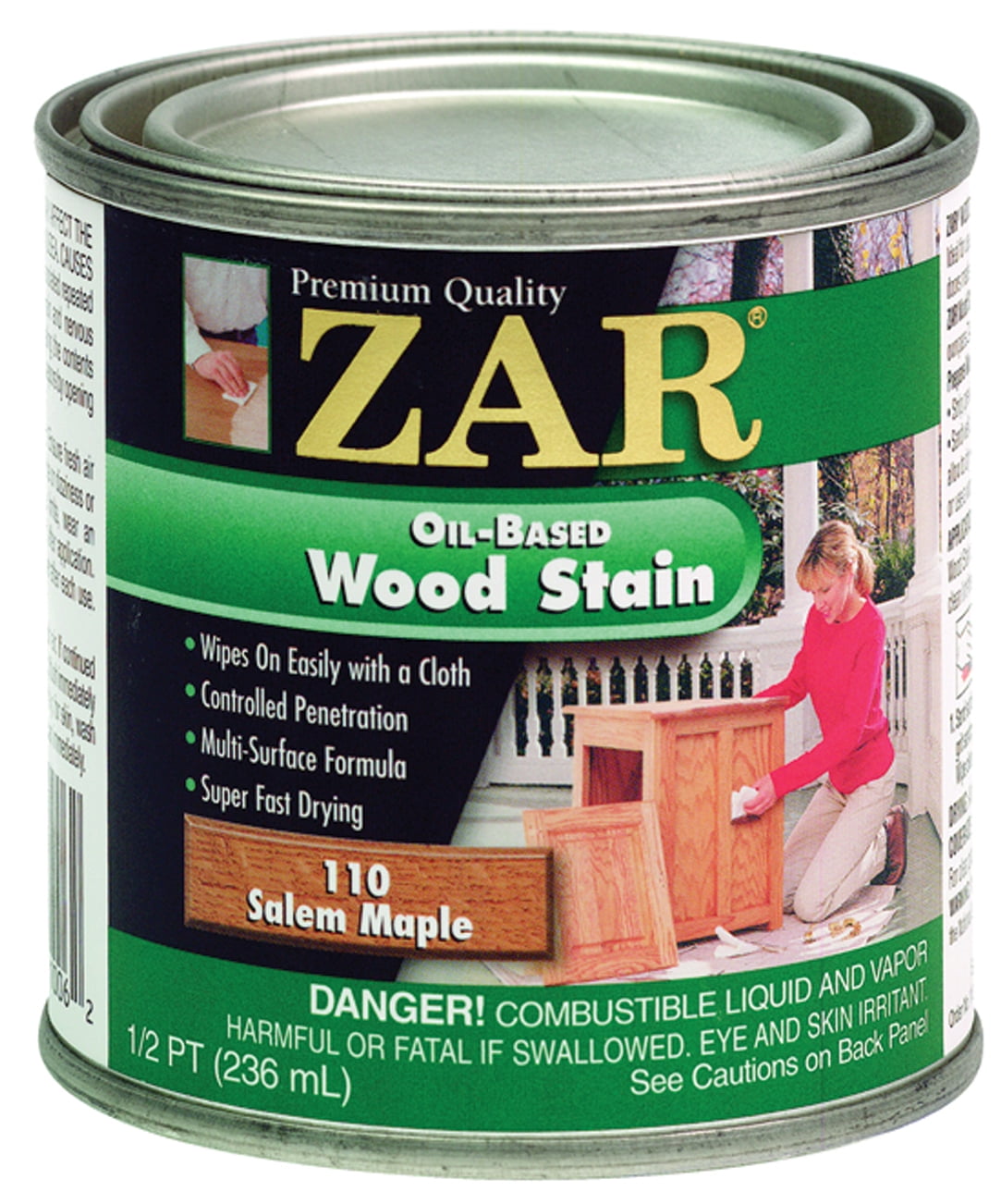 ZAR Oil-Based Wood Stain - Walmart.com