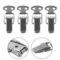 thumbnail image 3 of 4PCS Stainless Steel Spring Loaded Clamp Clip Case Box Latch Catch Toggle, 3 of 4
