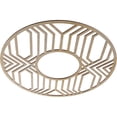 thumbnail image 2 of 32"OD x 11 3/4"ID x 1/4"T Empire Wood Fretwork Pierced Ceiling Medallion, Birch, 2 of 3
