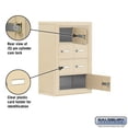 thumbnail image 2 of Salsbury Industries 19048-07SSK Cell Phone Storage Locker - 4 Door High Unit (8 Inch Deep Compartments) - 6 A Doors and 1 B Door - Sandstone - Surface Mounted - Master Keyed Locks, 2 of 4