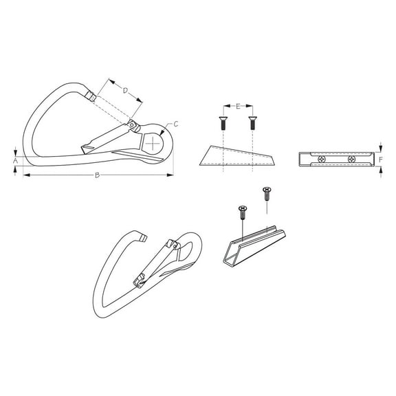 Sea Dog  4910581; Boat Hk Mooring Buoy Snap Kit