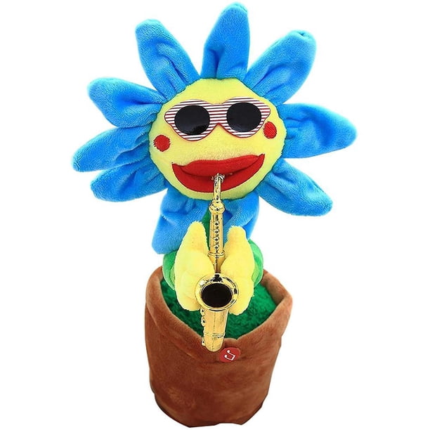 Divertido Baile Sol Flor Peluche Flor Canto Juguete Decoración Para Niños Bebé Educación Temprana Juguetes Novedosos sonducket FN006653-02