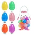 thumbnail image 2 of Easter Bunny Egg Bucket with 18 Fillable Plastic Eggs, Easter Egg Hunt Supplies, Candy Storage Container, Easter Decorations,, 2 of 6