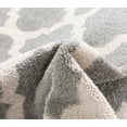 thumbnail image 4 of Well Woven  Zoe Modern Trellis Rug, Grey - 5 x 7 ft., 4 of 7