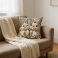 thumbnail image 5 of Tuvgenk Indoors Throw Pillow Covers Polyester 18x18 In Pillowcases Rabbit Decor Multicolor for Couch, 5 of 6