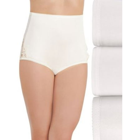 

Vanity Fair Women s Perfectly Yours Lace Nouveau Full Brief Panty 3 Pack Style 13011