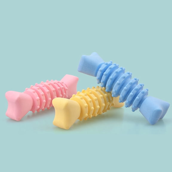 Cheers.US Dog Chew Toy for Aggressive Chewers Dog Toys Pet Toys for Dogs Indestructible Dog Toys Durable Rubber Dog Bone for Chewers