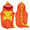 orange, variant on Kuoser Dog Dinosaur Halloween Costume, Funny Fleece Hoodie for Medium Dogs, Orange, M