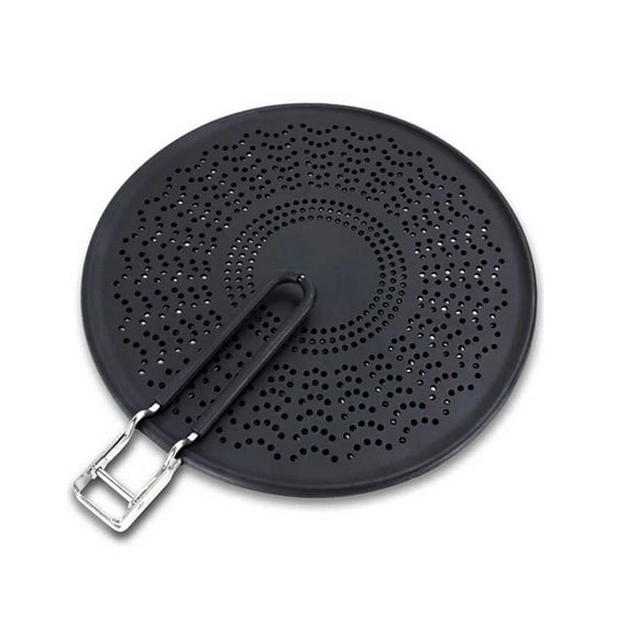 Matsuzay Pantalla antisalpicaduras de grasa, cubierta de red para sartén de cocina de acero inoxidable con asa, protector de drenaje para cocina, lavable Cocina y Comedor Matsuzay HA067697-01