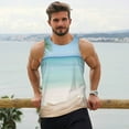thumbnail image 6 of Salouo Starfish in Beach for Men's Tank Tops,Sleeveless Muscle Shirts for Men Quick Dry Workout Tank Top Gym Muscle Tee Fitness Bodybuilding Sleeveless T Shirt-XX-Large, 6 of 7