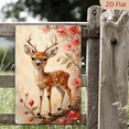 thumbnail image 2 of 8x12 Inches Vintage Deer Wall Art, Painterly Fawn with Cherry Blossoms on Tree Branch, Warm Cream Background, Romantic Cottage Core Decor for Living Room Bedroom, 2 of 7