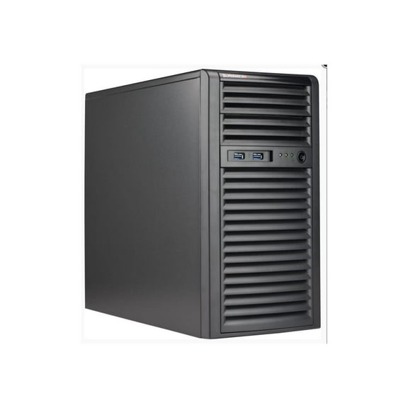 Supermicro Case CSE-731I-404B Mini-tower chassis 2x5.25" External HDD Drive Bays and 4x 3.5" Internal HDD Drive Bays 400W