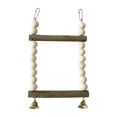 thumbnail image 2 of Jaula para loros Strade Fareast Limited 4 piezas con juguetes colgantes y Percha de madera, 2 of 8