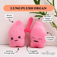 thumbnail image 5 of Lung Plush Organ  - Nerdbugs Lung Plushie Organ - We be lung together!, 5 of 5