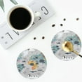 thumbnail image 5 of Balery 6 Pcs The World Map With Cartoon Animalsleather Coasters Set, Drink Table Cup Coasters For Living Room Kitchen Coffee Decor, 5 of 9