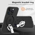 thumbnail image 5 of Dteck for MagSafe Ring Holder, MagSafe Phone Grip, Magnetic Phone Ring Holder, Magnetic Phone Grip with 2-Way Adjustable Stand for iPhone 15/14/13/12 Series, MagSafe Accessories, Black, 5 of 8
