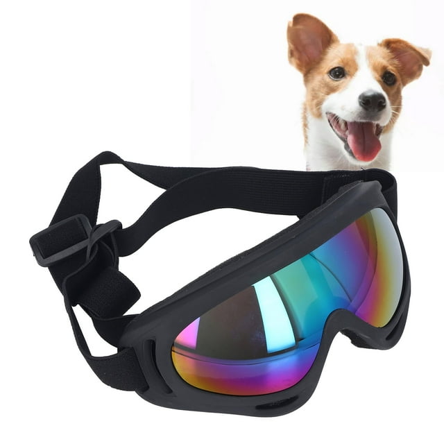 Gafas de Sol Gafas de Sol para Perros Protection a la viento A Prueba de Viento Protectión Con la lente Colorida Gafas de Perros Grandes Vasos