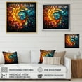 thumbnail image 4 of Designart "Mystic Rangoli Colorful Indian Artistry III" Indian Floater Framed Canvas Art Print, 4 of 7
