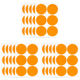 thumbnail image 1 of 30 Uds pegatinas antimosquitos pasta repelente de mosquitos desechable (naranja), 1 of 8