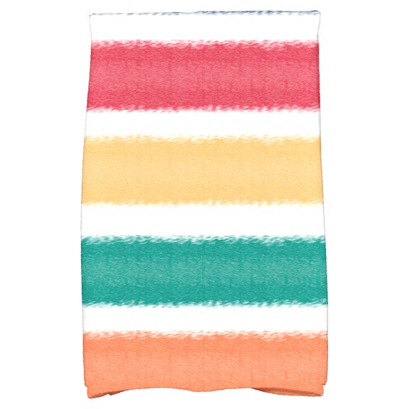 Simply Daisy 18" x 30" Fun in the Sun Stripe Print Kitchen Towel
