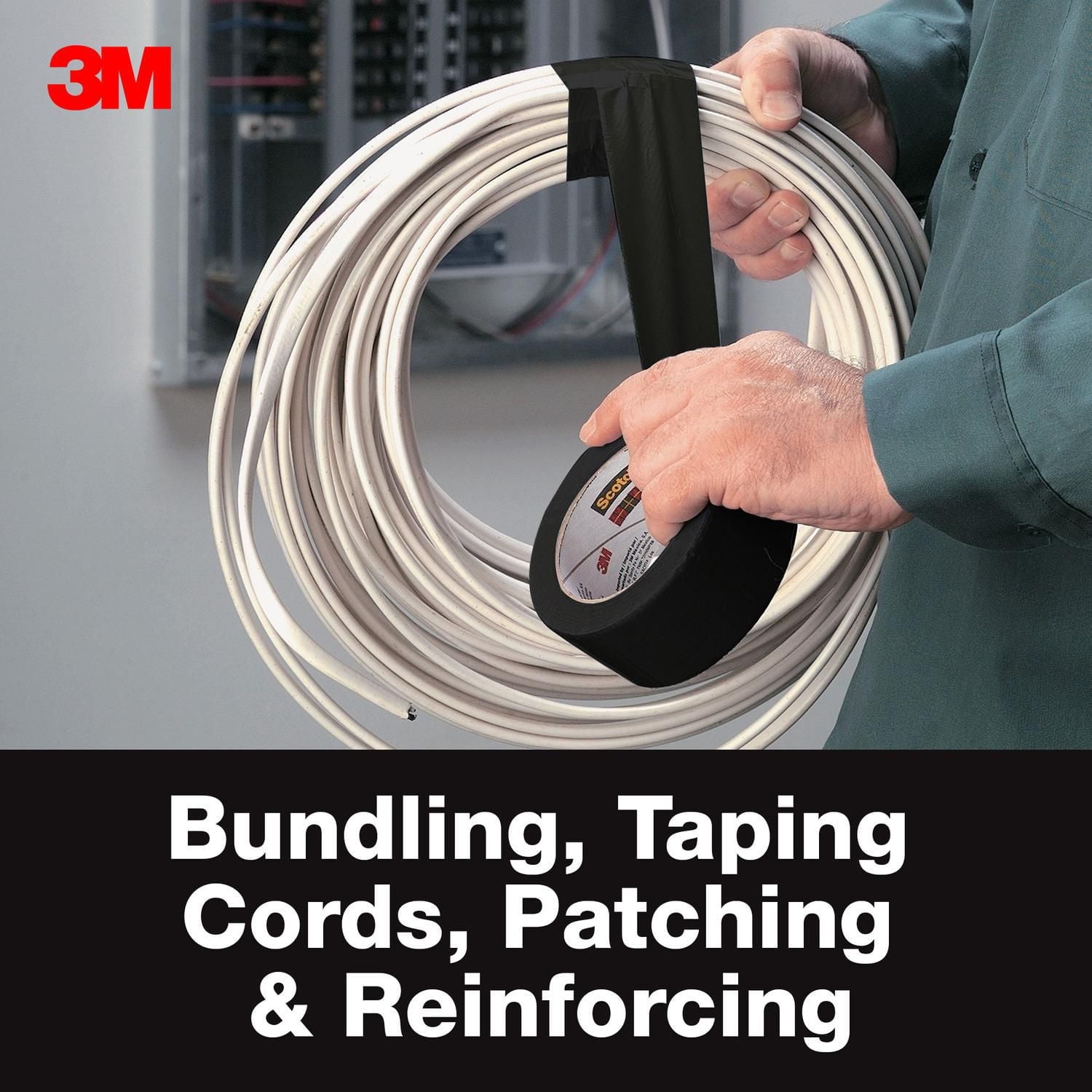 3M™ Duct Tape Black 3920-BK-6C