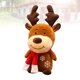 thumbnail image 3 of Muñeco de peluche navideño con forma de ciervo de 22 cm, juguete creativo con forma de animal, muñeco de dibujos animados, pacificador (marrón), 3 of 8