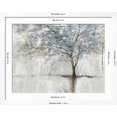 thumbnail image 5 of Art.com Dusty Indigo Forest Art Print by Allison Pearce, White Frame Wall Art, 40" x 32", 5 of 5