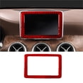 thumbnail image 1 of Real Bright Soft Car Interior Carbon Fiber Sticker DecorationFor Mercedes Benz CLA GLA Red Carbon Fiber Display(7-inch) Surround CoverAuto Car Protection Interior Accessories, 1 of 8