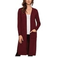 thumbnail image 2 of Matty M Womens Long Sleeve Chenille Cardigan, 2 of 2