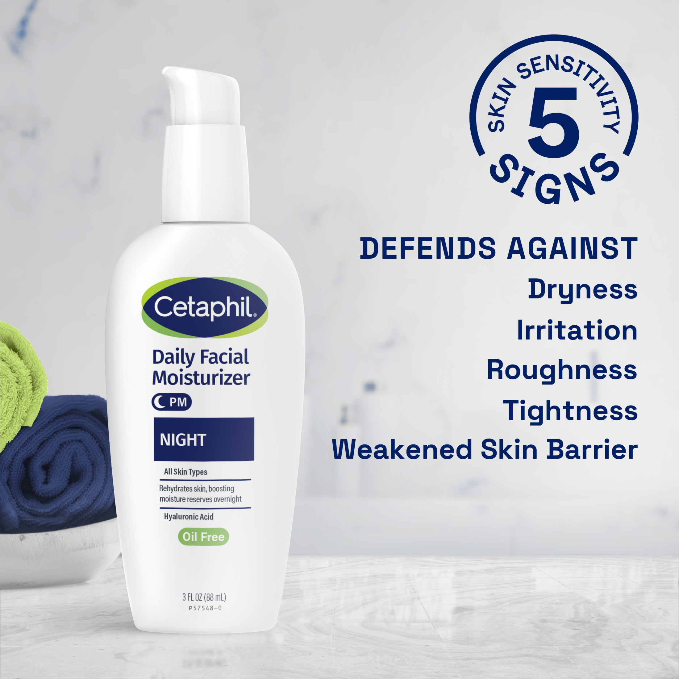 Cetaphil Daily Facial Moisturizer Oil Free, 3 fl oz photo 4