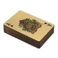 thumbnail image 2 of 2Pc 24K Gold Playing Cards Plastic Poker Juego de Cartas Foil Pokers Pack Cards Tarjeta Impermeable, 2 of 10