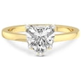 thumbnail image 3 of 4 Carat IGI Certified Heart Shape Lab Grown Diamond Engagement Ring | 14K Yellow Gold |Mystic Secret Halo Diamond Ring | FG-VS1-VS2 Quality Friendly Diamonds, 3 of 4