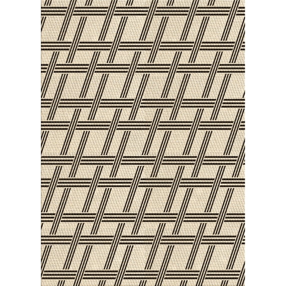 Ahgly Company Indoor Rectangle Patterned Coffee Brown Area Rugs, 2' x 3'