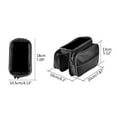 thumbnail image 3 of HLONK Cell Phone Bag Holder Handlebar Bag with Touch Screens Mountain Bike Front Top Tube Pouches Pannier Phone Mount Holder, 3 of 17