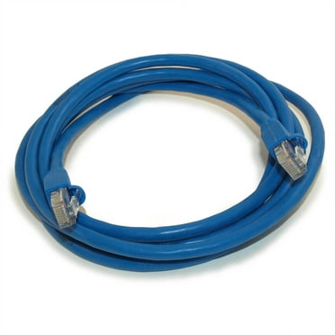 6ft Cat6 Ethernet RJ45 Patch Cable, Stranded, Snagless Booted, BLUE